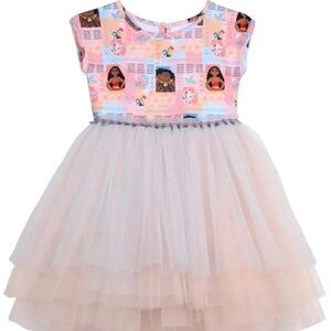 NWT Disney x Pippa & Julie Moana Princess Girls Dress